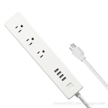 US Outlet Socket Surge Protector Wifi Smart Power Strip With Usb PortsTUYA